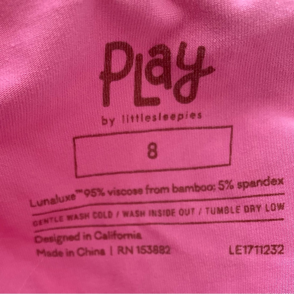Little Sleepies leggings two pairs 
in colors sweet pink & mauve blush - Picture 2 of 4